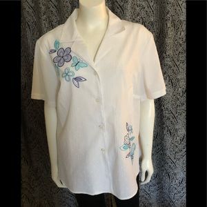 Alfred Dunner Button up Top